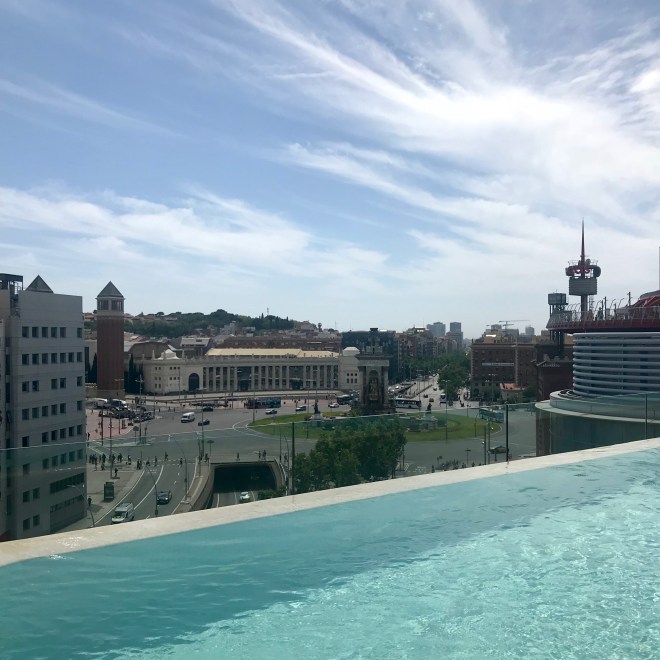 B Hotel Barcelona - Roof top view