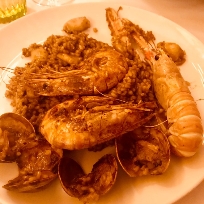 Paella at botafumeiro barcelona