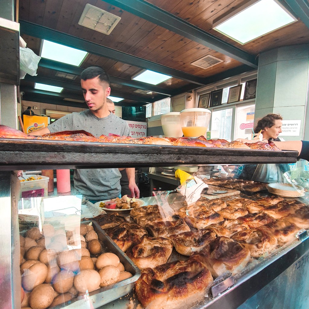 Burekas Levinski Market Tel Aviv